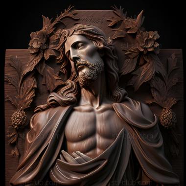 3D model st jesus (STL)